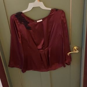 100% silk blouse